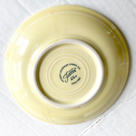 COPY - Fiestaware Yellow Cup and Saucer Set - Picture 3 of 3
